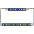 thumbnail image 1 of USNS Mission Loreto AO-116 License Plate Frame, 1 of 1