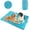 Blue, variant on Large Outdoor Dog Bed Mat, Portable Waterproof Camping Dog Mat, Washable Dog Travel Mat with Carry Bag for Medium and Large Dogs Sleeping, 57"X39"
