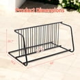 thumbnail image 2 of 10-Bike Heavy-Duty Steel Bike Storage Rack, Double-Sided Freestanding Bicycle Stand for Garage Yard Shop, Outdoor & Indoor Use, Easy Assembly, 2 of 13
