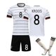 thumbnail image 1 of 2021-2022 Kroos # 8 Jersey Europeo Alemania Equipos nacionales de fútbol Camisetas de fútbol Jersey + calcetines-24 (130-140 cm) - BmatwkZeng Bmatwk Jersey, 1 of 2