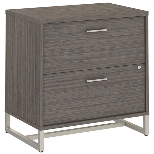 Bush Business Furniture Method by Kathy Ireland Lateral File Cabinet Assembled in Cocoa