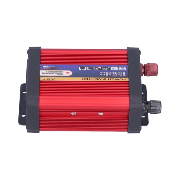 Convertidor de Potencia Nikou Inversor de Potencia 500 W Rojo