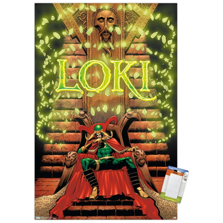 Marvel Comics - Loki - Thor #74 Wall Poster, 14.725" x 22.375" - Walmart.com
