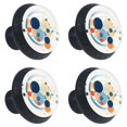 thumbnail image 2 of 4 Pcs Geometry Knobs for Kitchen Cabinet Cupboard Dresser Bookcase Drawer Pulls Handles Round Home Decor, 2 of 8