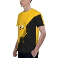 thumbnail image 6 of Adventure Time Jake the Dog Shirt 3d Printed T Shirt Crewneck Short Sleeve Top Tees For Mens, 6 of 8