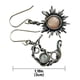 thumbnail image 5 of Pendientes colgantes de sol, luna y estrellas bohemios, pendientes llamativos bohemios para mujeres y niñas, regalo de joyería celestial asimétrica, 5 of 5