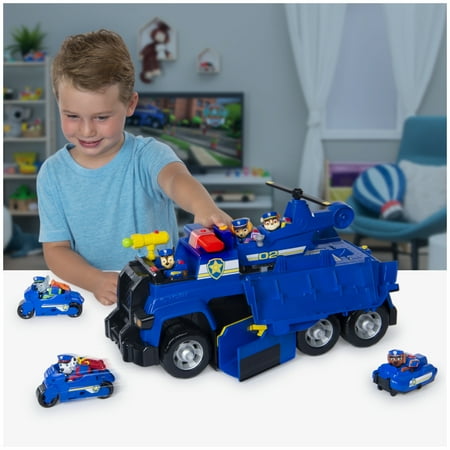 PAW Patrol, Chase’s 5-in-1 Ultimate Cruiser with Lights and Sounds, for Kids Aged 3 and up