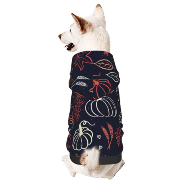 Balery Thanksgiving Sudadera con Capucha para Perros Pequeños – Ropa para Mascotas, Disfraz para Perros y Gatos, Ideal para Fiestas y Cosplay-Medium