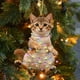thumbnail image 5 of Adornos Colgantes Navideños de Acrílico | Decoraciones Navideñas Impresas a Doble Cara de 8 Cm para Familiares y Compañeros de Trabajo | Regalos Duraderos para Decorar El Árbol de Navidad | Accesorio, 5 of 6