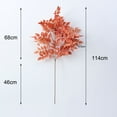 thumbnail image 6 of Mosey Artificial Fall Maple Leaves Realistic Non-fading Low Maintenance Autumn Decoration Simulation Leaves, 6 of 8