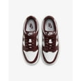 thumbnail image 4 of Big Kid's Nike Dunk Low BG White/Burgundy Crush (HJ9282 100) - 4, 4 of 6
