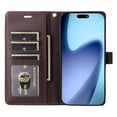 thumbnail image 2 of FOXDOCK Funda tipo Cartera para iPhone 17 Air – Cubierta de Cuero PU con Múltiples Ranuras, Bolsillo para Efectivo y Correa de Muñeca, 2 of 6
