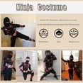 thumbnail image 4 of Conjunto de Disfraz de Ninja para Niños Skkyllc Talla L con Accesorios, 4 of 8