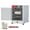 Single door, variant on Food Warming Cabinet - Hot Box Food Warmer, Multifunctional Storage, Stainless Steel, Excellent Insulation, 850W Cabinet, Water Tray, Restaurant Grade,Single Door,4/5/16th Floor