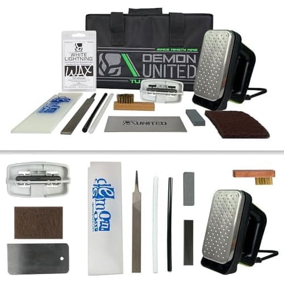 Demon Complete Basic Tune Kit with Wax- Everything Needed to do a Basic Tune and Wax for Your Skis and Snowboard$$Sport & Recreation Other