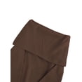thumbnail image 6 of Deago Womens Off The Shoulder Sweater Long Sleeve Ribbed Knit Pullover Sweaters Slim Fit Going Out Fall Tops Blouse (Coffee, S), 6 of 8