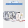 thumbnail image 6 of Travel Toiletry Bag Women Large Cosmetic Bag Travel Makeup Bag Organizer Medicine Bag for Toiletries Essentials Accessories, Elephant, 6 of 8
