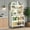 Style 1-White, variant on SYOSCHL 65'' Tall Metal Storage Cabinets, Freestanding Cupboard with Glass Doors, Kitchen Display Cabinet for Kitchen, Living, Dining Room