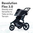thumbnail image 2 of BOB Gear Revolution Flex 3.0 Jogging Stroller, Graphite Black, 2 of 5