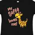 thumbnail image 4 of Inktastic My Safta Loves Me- Cute Giraffe Boys or Girls Toddler T-Shirt, 4 of 5