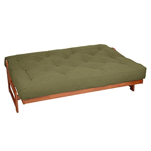 Mozaic Co. Twinsize Sage Suede Futon Mattress 8inch