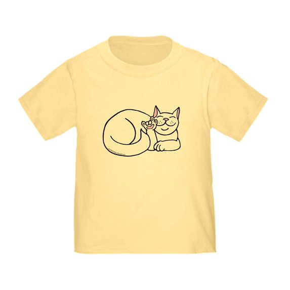CafePress - White ASL Kitty Toddler T Shirt - Cute Toddler T-Shirt, 100% Cotton