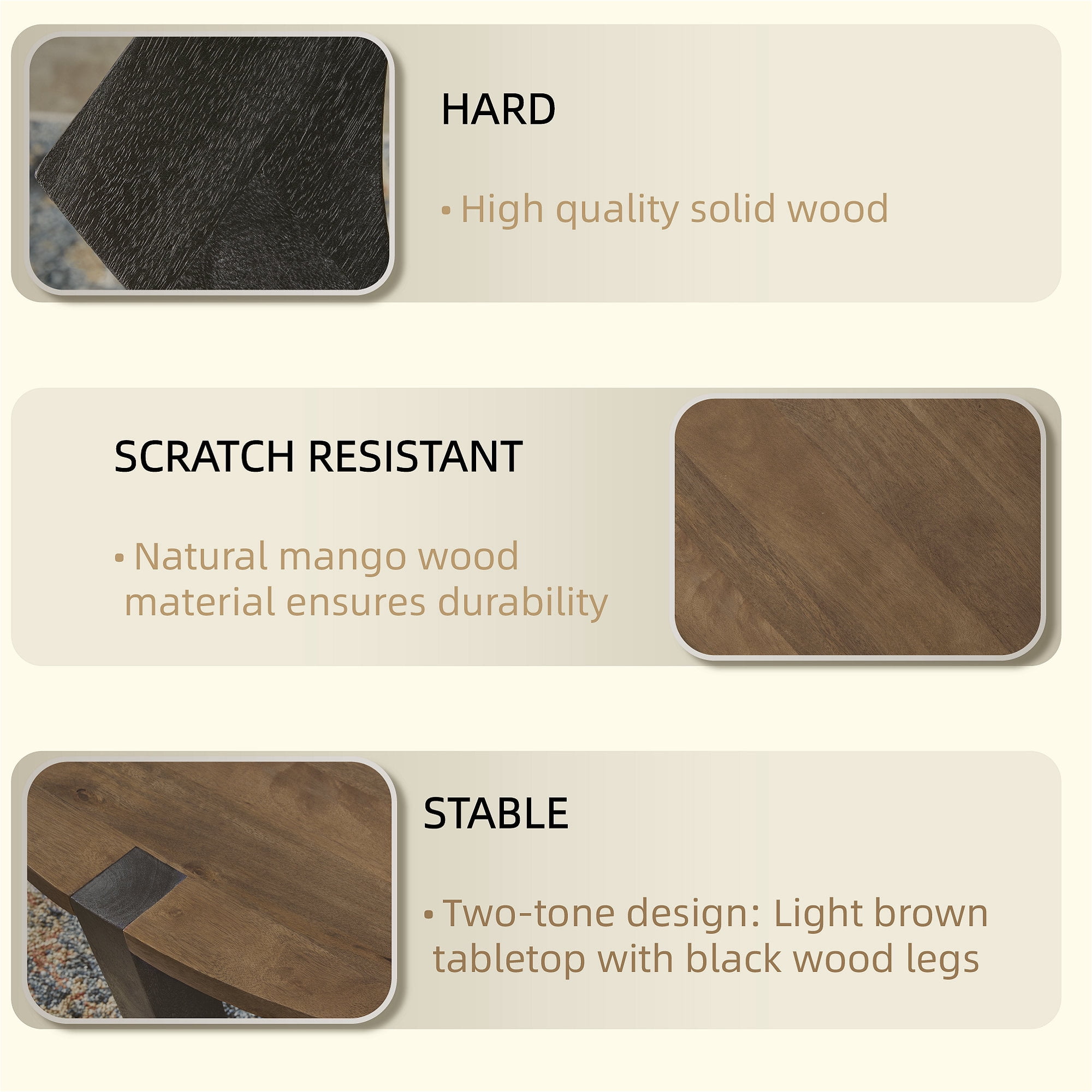 Signature Design by Ashley Hanneforth End Table, Brown & Black