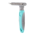 thumbnail image 7 of Groomer Essentials Dematting Brush for Dogs Double Row Undercoat Rake, 7 of 7