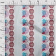 thumbnail image 2 of oneOone Cotton Flex Dark Peach Fabric Geometric & Mandala Watercolor Sewing Material Print Fabric By The Yard 40 Inch Wide, 2 of 4