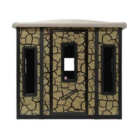 Muddy MUD-BBBST7000 Penthouse Box Blind Steel Wall Constuction Cracked Mud Camo