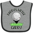thumbnail image 3 of Inktastic Daddy's Little Caddy Cute Golf Ball Boys or Girls Baby Bib, 3 of 4
