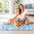 thumbnail image 4 of Dog Cooling Mat, 20×24in, Upgraded Thick Cooling Pad for Dogs, Self-Cooling Mat, Non-Slip Waterproof Portable Pet Mat for Dogs, 4 of 7