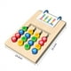 thumbnail image 3 of Puzle Educativo De Madera Para Niños Juego Deslizante De Cuatro Colores Rompecabezas Para El Aprendizaje Temprano Para Niños De 3 Años En Adelante, 3 of 5