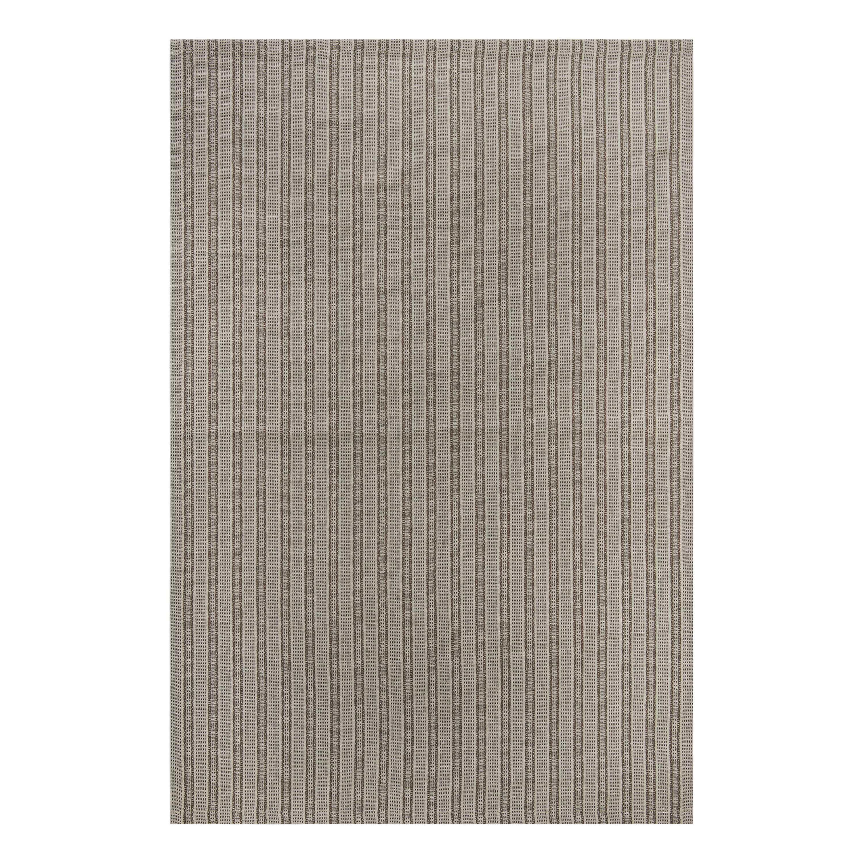 Better Homes & Gardens Miller Ivory Polyester 18” x 24” Dish Dry Mat & Brown Cotton 20” x 30” Kitchen Towel 2 Piece Set