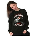 thumbnail image 4 of All I Want For Christmas Some Space Sweatshirt for Men or Women Brisco Brands S, 4 of 6
