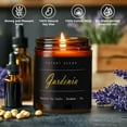 thumbnail image 2 of Putart Gardenia Scented Candles for Home, 9oz Natural Soy Wax Aromatherapy Organic Santal Candle for Stress Relief, Long Burning & Lasting Jar Candle Gifts for Birthday, Housewarmings, Thanksgiving, 2 of 6