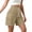 Khaki, variant on yillto Women‘s Shorts Summer High Waist Drawstring Cargo Shorts for Women Trendy Loose Sweatshorts
