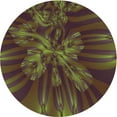 thumbnail image 1 of Ahgly Company Indoor Square Patterned Oak Brown Area Rugs, 3' Square, 1 of 6
