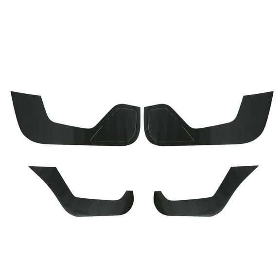 Leather Car Door Anti Kick Pad Sticker for Mitsubishi Outlander 2022-2025 Door Scratch Protector Anti-Kick Panel Door Side Edge Guard Protector Black