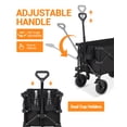 thumbnail image 2 of AKDSteel Wagon Cart Features 7" All-Terrain Wheels And a Foldable, Lightweight Frame, Making It a Portable Utility Wagon Ideal For Shopping, Groceries, Beach Trips, Or Gardening, 2 of 7
