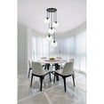 thumbnail image 2 of Baxter 5 Lights Black Pendant With Clear Glass, 2 of 3