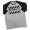 T-Shirt Heather Grey, variant on GYMISH RAGLAN Supreme Workout Gym T-Shirt for Men – Funny Gym Shirt, Fitness & Bodybuilding Tee, Heather Grey, Small