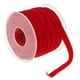 thumbnail image 5 of Rollo de cinta de terciopelo de 10 mm de ancho y 20 yardas para manualidades, adornos y decoración de bodas. rojo, 5 of 6