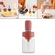 thumbnail image 5 of Botella de aceite portátil con cepillo para parrilla, cepillos para aceite, dispensador de aceite de 180ml, resistencia al calor para cocinar, freír, Rosa Gloria botella de aceite con cepillo, 5 of 9