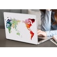 thumbnail image 1 of KSK KAISHEK Hard Case Shell Cover Only Compatible New MacBook Air 13 inchs with Retina Display Touch ID USB Type-C + Black Keyboard Cover Model: A1932/A2179/A2337 m1 (World Map 1_2), 1 of 5