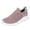 Pink_2026, variant on DXOUPM Women Slip on Shoes Ladies Soft Soled Casual Sneakers for Jogging Hiking and Running