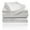 White, variant on 1800 Series Embossed Striped Bed Sheet Collection 4-Piece Ultra Soft Microfiber