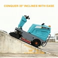 thumbnail image 5 of 50.4" Ride-on Industrial Sweeper, Floor Cleaning Machine 92,600 sq ft/h Efficiency, 26.5 Gal Hopper Brushless Motor for Warehouse Factory Parking Lot, 5 of 8