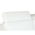 thumbnail image 5 of Titan Furnishings 89" Modern Genuine Italian Leather Sofa in White, 5 of 14