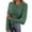 #0174-Green, variant on Long Sleeve Shirts for Women Slim Fitted Stretchy Crewneck Knit Sweaters Women's Heart Print Ribbed Tops Fall Gift Casual